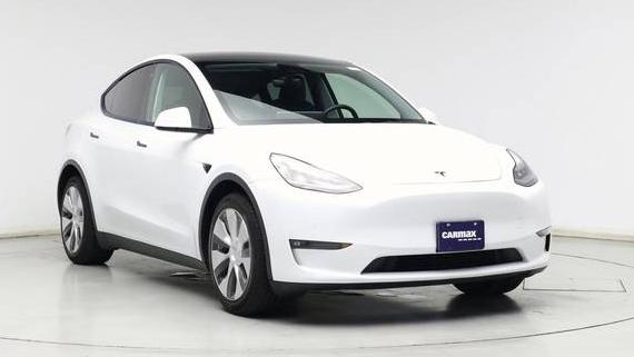 TESLA MODEL Y 2021 5YJYGDEEXMF105680 image
